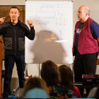 Steve G. Jones presenting with Joe Vitale of The Secret