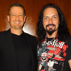 Steve G. Jones with Bjorn Englen, former Quiet Riot bassist